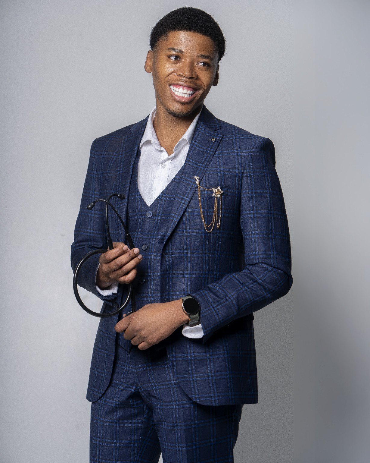 Dr. Kamo Tjelele in professional attire